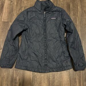 Patagonia Girls' Nano Puff Jacket Navy Small
